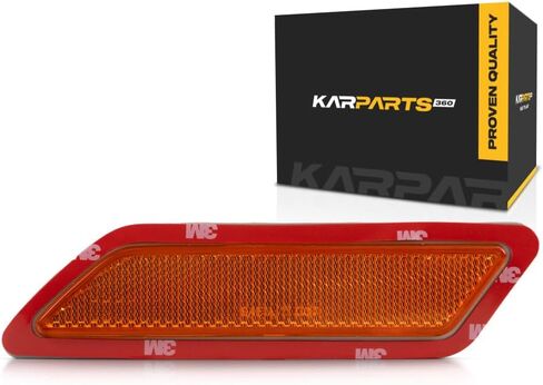 For BMW 320i / 328i / 335i xDrive Bumper Reflector 2013 2014 2015 Driver and Passenger Side Pair/Set | Front | LED | Sedan | BM2554102 + BM2555102 | 63147274521 + 63147274522 in Kuwait