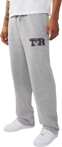 True Religion Men’s World Tour Champs Sweatpants – Premium Joggers for Men with Logo Detail, Soft Cotton Blend in Saudi Arabia