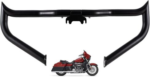 Gamyipp Crash Bar Engine Guard Highway Freeway Bar for Harley Davidson CVO Road Glide 2015-2023 (Matte Black) in Kuwait
