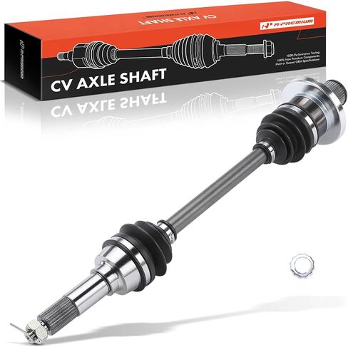 A-Premium CV Axle Shaft Assembly Compatible with Yamaha Grizzly 660 YFM660F 4x4 2002, YFM660FH 4x4 Hunter Edition 2002, Rear Right Passenger Side, Replace# 5KM-2530T-00-00 in Kuwait