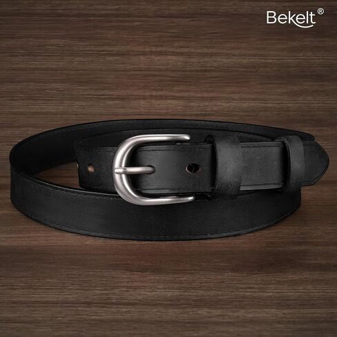 Genuine Leather Belt for Women with Gold/Silver Buckle Women's Full Grain Leather Waist Belt for Jeans Dresses Pants in Saudi Arabia