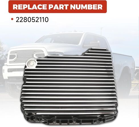 مقلاة زيت ناقل الحركة شديدة التحمل متوافقة مع دودج رام 2500/3500 2007-2021 6.7L 68RFE استبدال ناقل الحركة #228052110 in Kuwait