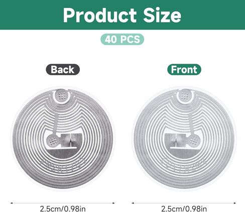 40 PCS NFC Tags Sticker with MIFARE Classic 1K Chip, NFC Tags Round Adhesive RFID Stickers Smart NFC Tag Sticker ISO 14443A 13.56 MHz Self-Adhesive Commercial Access Proximity Cards（1 inch ） in Saudi Arabia