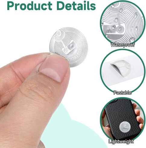 40 PCS NFC Tags Sticker with MIFARE Classic 1K Chip, NFC Tags Round Adhesive RFID Stickers Smart NFC Tag Sticker ISO 14443A 13.56 MHz Self-Adhesive Commercial Access Proximity Cards（1 inch ） in Saudi Arabia