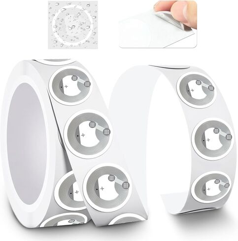 100 قطعة من ملصقات NFC NTAG215 NFC، بطاقات مستديرة، ملصقات RFID متوافقة مع أجهزة الهواتف المحمولة التي تدعم TagMo وAmiibo وNFC in Saudi Arabia
