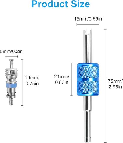 Linkstyle 50 قطعة صمام أساسي لـ R410A R32 R22 R12، أداة أساسية لصمام HVAC Schrader عالي الضغط لأنظمة تكييف الهواء والتبريد in Saudi Arabia