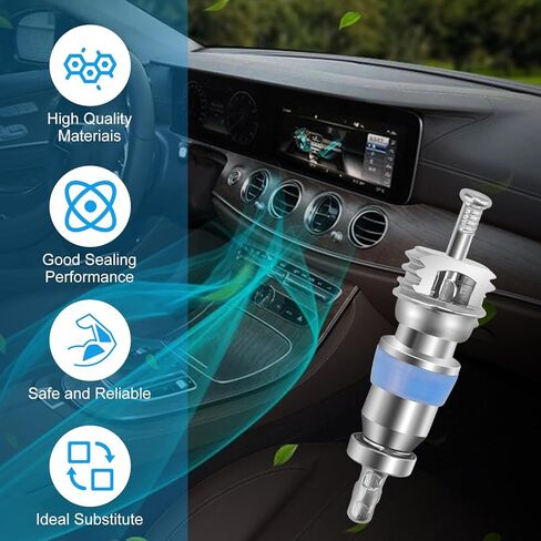 Linkstyle 50 قطعة صمام أساسي لـ R410A R32 R22 R12، أداة أساسية لصمام HVAC Schrader عالي الضغط لأنظمة تكييف الهواء والتبريد in Saudi Arabia