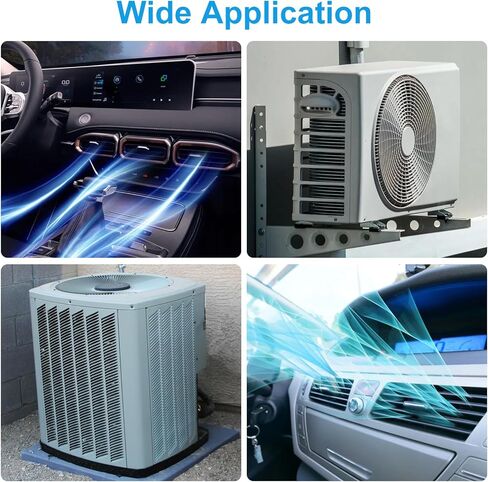 Linkstyle 50 قطعة صمام أساسي لـ R410A R32 R22 R12، أداة أساسية لصمام HVAC Schrader عالي الضغط لأنظمة تكييف الهواء والتبريد in Saudi Arabia