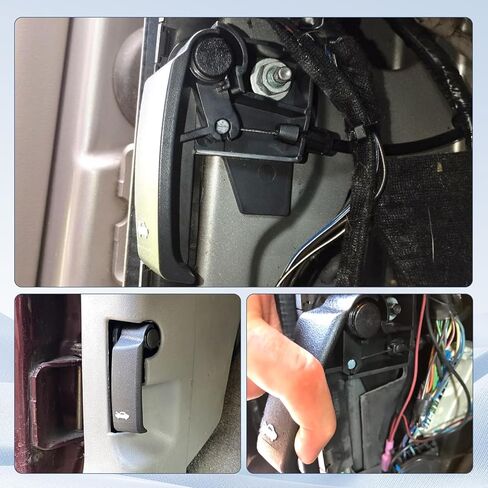 Hood Release Cable & Handle Assembly Compatible with 1999-2007 Chevy Avalanche Silverado Suburban Tahoe, GMC Sierra Yukon, Escalade - Replaces 15142953 912-017 in Saudi Arabia