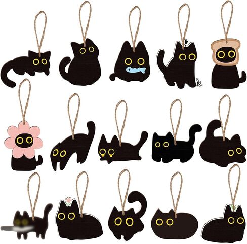 Eartim St Patrick's Day Lucky Charms Ornament - 39pcs يونيكورن البرسيم قوس قزح قلادة خشبية معلقة زخرفة مع حبل هدية العلامة لعيد القديس باتريك عيد الفصح طفل عيد ميلاد الربيع عطلة الطرف الديكور in Kuwait