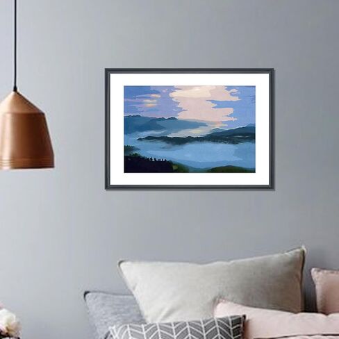 إطار صورة Mxtallup مقاس 21 × 30 إطار ملصق من الخشب الصلب الأسود مقاس 17 × 26 مع حصيرة بيضاء وأجهزة تعليق تناسب إطار صور مقاس 21 × 30 أو 17 × 26 (T23B2130W1726) in Saudi Arabia