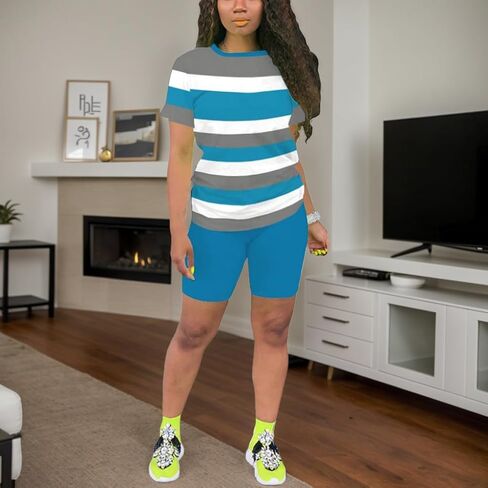 Two Piece Outfits For Women Summer Sweatsuits Casual Short Sets in Saudi Arabia