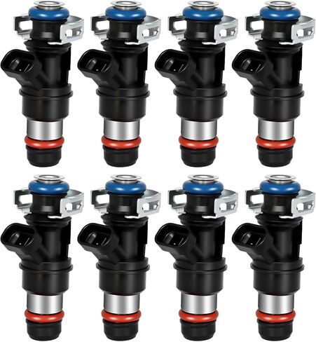 1999-2007 Fuel Injector Compatible for Chevy Express Silverado, for GMC Sierra Envoy Yukon Savana 1500/2500/3500 1999-2007, for Cadillac Escalade 2002-2006, V8 4.8L/5.3L/6.0L, Replace 17113553 in Saudi Arabia