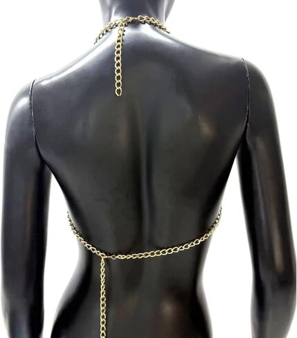 Sexy Pearl Top Backless Vest,Multi-Layered Summer Beach Beaded Harness Bra Chain Festival Rave Pearl Tassel Bralette Body Jewelry for Women in Saudi Arabia