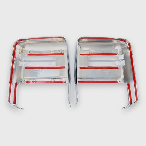 Trim Illusion 2 PCS Chrome Tow Mirror Covers Compatible with 2020-2026 Chevy Silverado & GMC Sierra 2500/3500 HD (With Turn Signal Cutouts) in Saudi Arabia