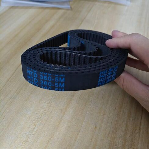 سيور محرك، HTD 360mm-5M-15mm، لألواح التزلج الكهربائية، 4 قطع، أسود in Kuwait