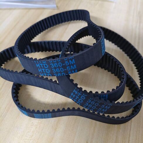 سيور محرك، HTD 360mm-5M-15mm، لألواح التزلج الكهربائية، 4 قطع، أسود in Kuwait