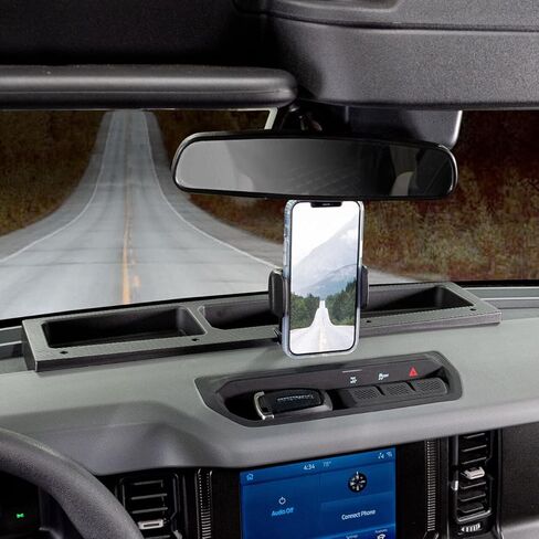 IAG I-Line Dash Organizer with Phone Holder for Ford Bronco 2021+ 2/4 Door (Does not fit B&O Sound System Found on LUX Package) in Saudi Arabia