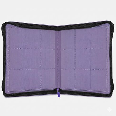 حافظة بطاقات تحتوي على 9 جيوب، 540 بطاقة تجارية، مجموعة ألعاب، مجلد كتب مع أكمام جانبية in Kuwait