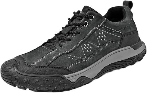 Men's Outdoor Oxford Shoes Hiking Shoes Low-top Round-Toed Flat-Bottomed Comfortable Non-Slip wear-Resistant Lace-up Casual Shoes for Men in Saudi Arabia