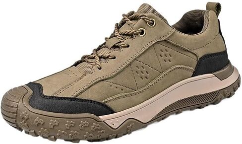 أحذية أكسفورد للرجال في الهواء الطلق أحذية المشي لمسافات طويلة منخفضة القمة ذات مقدمة مستديرة مسطحة القاع مريحة غير قابلة للانزلاق مقاومة للاهتراء أحذية كاجوال برباط للرجال in Kuwait