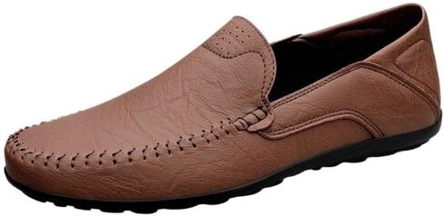 Shoes Men's Versatile Casual Slip-on Loafers British Soft-Soled Oxford Shoes for Wedding Party Driving Men Low-top Flat Heel Comfortable Shoes in Kuwait