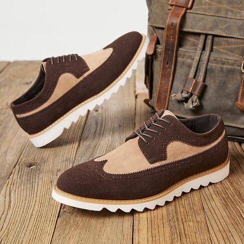 أحذية رجالية كاجوال برباط أحذية بريطانية منخفضة الارتفاع قابلة للتنفس ومقاومة للاهتراء وممتصة للصدمات للرجال in Kuwait