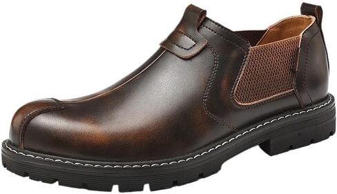 أحذية رجالية عصرية ذات نعل سميك سهلة الارتداء أحذية بدون كعب منخفضة في الهواء الطلق أحذية أكسفورد كاجوال للسفر والتسوق والقيادة أحذية رجالية مريحة تسمح بمرور الهواء in Kuwait