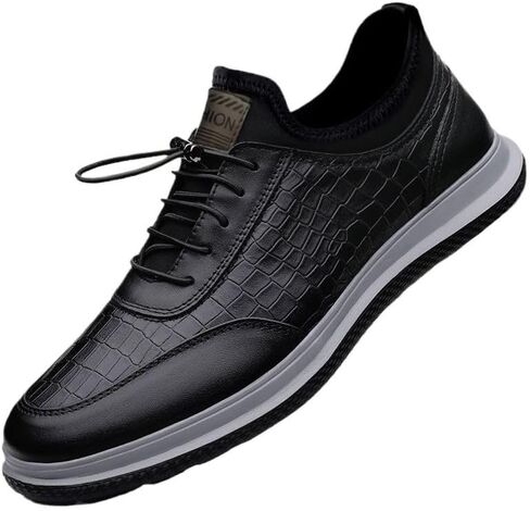 Men's Classic Fashion Oxford Shoes Comfortable Round Toe Rubber Non-Slip Sole Work Shoes Men Retro Sneakers Casual Shoes in Saudi Arabia