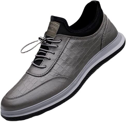 Men's Classic Fashion Oxford Shoes Comfortable Round Toe Rubber Non-Slip Sole Work Shoes Men Retro Sneakers Casual Shoes in Kuwait