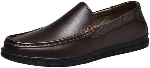 Men's Casual Slip-on Shoes Thick Sole Round Toe Shoes wear-Resistant Anti-Slip Soft Sole Shoes for Men in Saudi Arabia