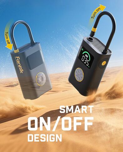 منفاخ إطارات Fanttik X10 Pro Max لسيارات الدفع الرباعي، ضاغط هواء محمول سريع النفخ 36 ثانية مع صمام بريستا وشرايدر، مضخة هواء لاسلكية 150 رطل لكل بوصة مربعة مع بطارية قوية للسيارات والدراجات النارية والدراجات والكرات in Kuwait