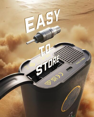 منفاخ إطارات Fanttik X10 Pro Max لسيارات الدفع الرباعي، ضاغط هواء محمول سريع النفخ 36 ثانية مع صمام بريستا وشرايدر، مضخة هواء لاسلكية 150 رطل لكل بوصة مربعة مع بطارية قوية للسيارات والدراجات النارية والدراجات والكرات in Kuwait