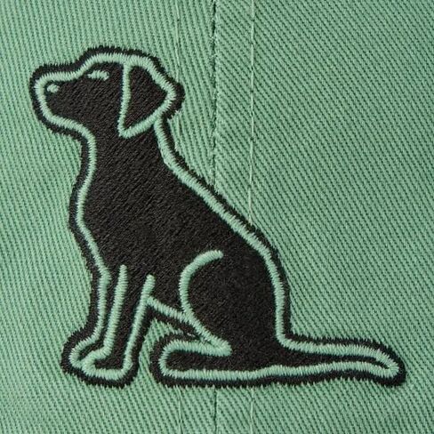 قبعة Life is Good Vintage Sitting Dog Chill، أخضر جرانيت، مقاس واحد in Saudi Arabia