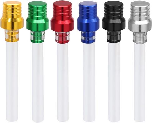 BokWin 6 Pack Gas Cap Vent Tube, Breather Hose Gas Fuel Tank Cap Vent, Motorcycle ATV Ventilation Kit in 6 Colors Aluminum, Fits for Pit Dirt Bike 50cc 70cc 90cc 110cc 125cc 150cc Engines in Saudi Arabia