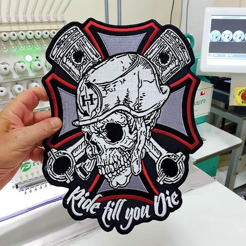 Personalized Embroidered Patches - Custom Logo, Image, Text – Iron-On, Sew-On, or Hook & Loop – Sizes 2" to 11" – Patch Gift for Clothing, Hats, Jacket, Bags, Military, Uniform, Company in Saudi Arabia