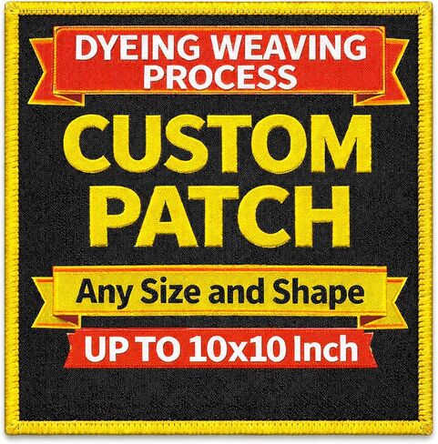 Custom Decorative Patches, Personalized Morale Patches, for Use On Backpacks Caps Jackets Uniforms, Hook Loop Fastener, Sew on, Iron on, Gift for Teams, Family & Pet Lovers in Kuwait