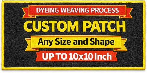 Custom Decorative Patches, Personalized Morale Patches, for Use On Backpacks Caps Jackets Uniforms, Hook Loop Fastener, Sew on, Iron on, Gift for Teams, Family & Pet Lovers in Kuwait