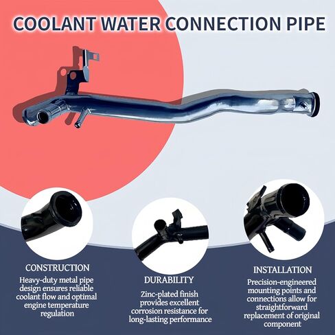 أنابيب تبريد المياه لخط الأنابيب، مناسبة لسيارة Honda Civic Vii 2001-2005. Fr-v 2004-2009 وستريم 2000-2006 بنزين. استبدال OE #:19505-PLC-000 19505PLC000 in Kuwait