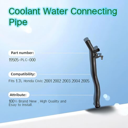 أنابيب تبريد المياه لخط الأنابيب، مناسبة لسيارة Honda Civic Vii 2001-2005. Fr-v 2004-2009 وستريم 2000-2006 بنزين. استبدال OE #:19505-PLC-000 19505PLC000 in Kuwait