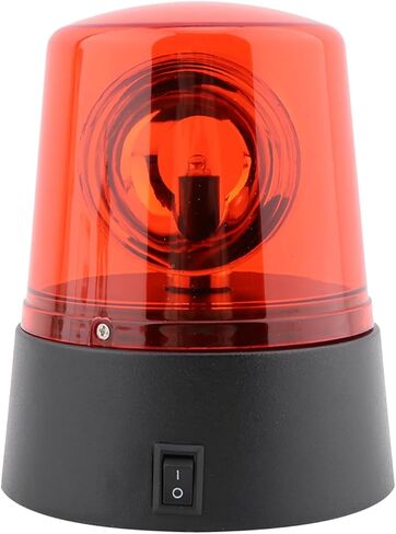 ضوء ستروب LED 360 درجة، مصباح دوار لحفلات الديسكو، مصباح سيارة الشرطة منارة صفارة الإنذار القوية مع التحكم في التبديل لحفلات الرقص في غرفة المنزل وأعياد الميلاد (اللون: أحمر قطعة واحدة) in Kuwait