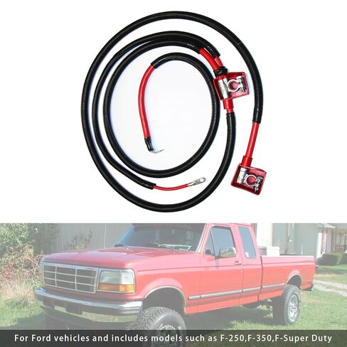 Artudatech كابل البطارية القياسي A123-00HP لمركبات فورد ويتضمن نماذج مثل F-250، F-350، F-Super Duty for Ford 7.3L Powerstroke Diesel in Saudi Arabia