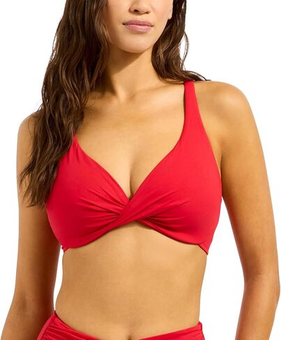 Seafolly Women's Wrap Front F Cup Bra in Saudi Arabia