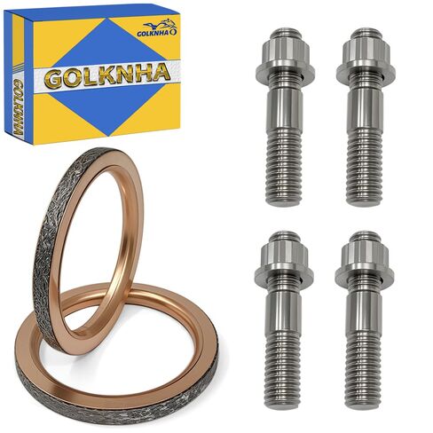 طقم جوانات مسمار من التيتانيوم متوافق مع Yamaha Grizzly 660 2002-2008 Rhino 660 2004-2007 Raptor 660R 2001-2005 OEM # 3YF-14613-01-00 90179-08410-00 95617-08625-00 in Saudi Arabia