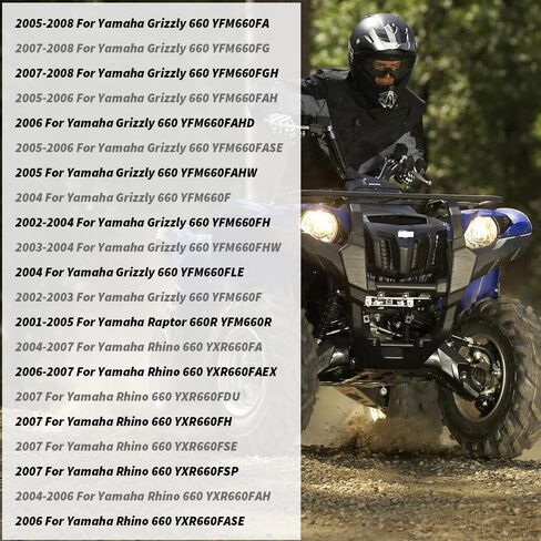 طقم جوانات مسمار من التيتانيوم متوافق مع Yamaha Grizzly 660 2002-2008 Rhino 660 2004-2007 Raptor 660R 2001-2005 OEM # 3YF-14613-01-00 90179-08410-00 95617-08625-00 in Saudi Arabia