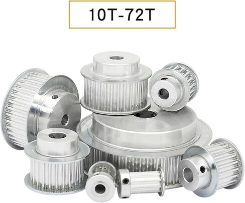 HTD5M-25T Timing Pulley Bore 6/6.35/8/10/12/12.7/14/15/16/17/19/20mm 1Pcs(8X4X1.4 mm,21 mm) in Saudi Arabia