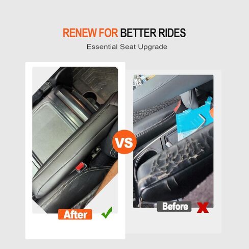 GXARTS Left and Right Leather Seat Armrest Cover Compatible with Toyota Sienna 2011 2012 2013 2014 2015 2016 2017 Black Leather Part Only in Kuwait