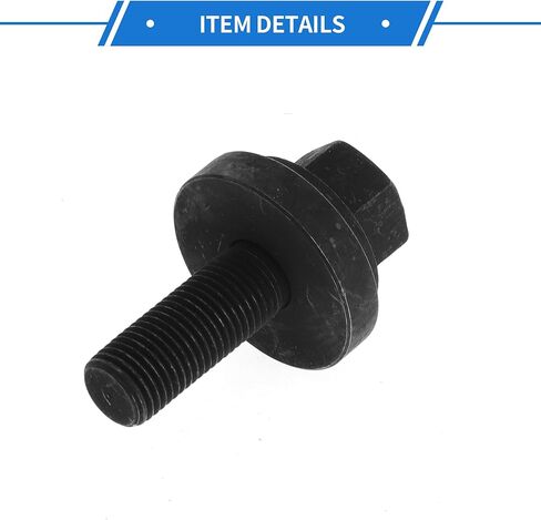 1 Set Harmonic Balancer Bolt Compatible for Ford Edge SE, SEL, Titanium 2.0 2015-2024, Durable Metal Black in Saudi Arabia