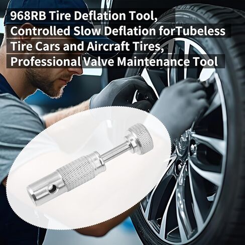 2 حزمة 968RB أداة إزالة جذع صمام إطارات الطائرات، متوافقة مع سيقان الصمام ذات الحجم القياسي in Kuwait