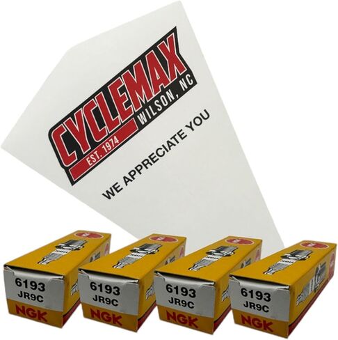 أربع عبوات لشمعات الإشعال NGK JR9C-4PACK تحتوي على أربع شمعات إشعال وقمع in Kuwait